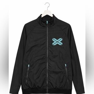 Electric Family Zip-Up Jacket Black Teal Logo EDM Festival